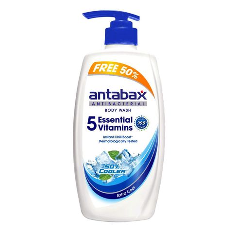 Antabax Antibacterial Shower Cream Cool 900ml + Sensitive 900ml