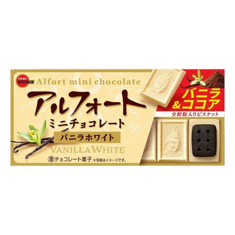 Bourbon Alfort Mini Choco Vanilla White (Non Halal) 55g