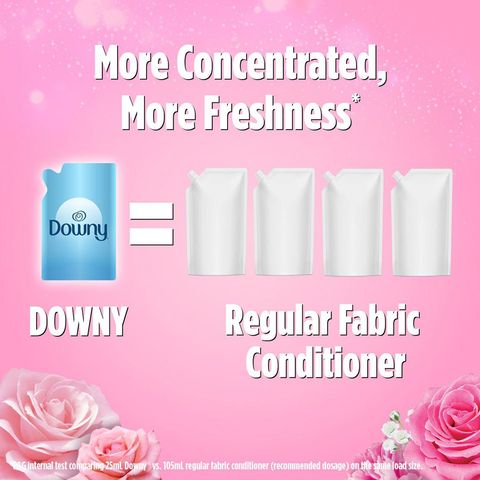 Downy Blissful Blossom Concentrate Fabric Conditioner Refill Crown 1.35L