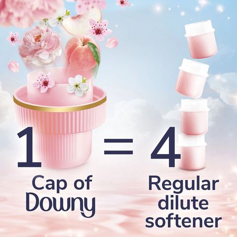 Downy Korean Peach Blossom Concentrate Fabric Conditioner Refill 1.1L