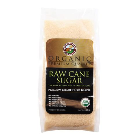 Country Farm Organics Raw Cane Sugar 400g