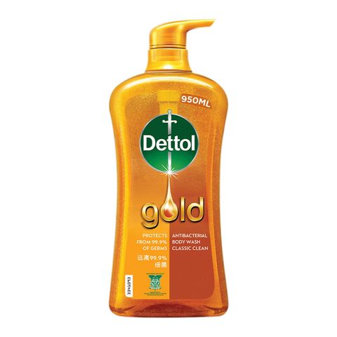 Dettol Shower Gel Antibacterial Body Wash Gold 950ml