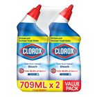 Clorox Toilet Bowl Cleaner Manual Rain Clean 2 x 709ml