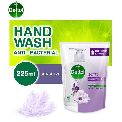 Dettol Liquid Hand Wash Sensitive Refill Pouch 225g