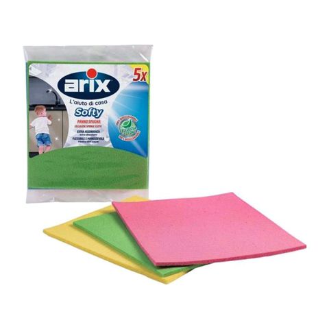 Arix Softy - Natural Cellulose Sponge Cloth 5 Pieces
