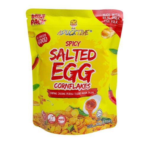 Aducktive Spicy Salted Egg Cornflakes 60g