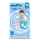 Molfix Extra Dry Tape L Super Jumbo Pack 58pcs
