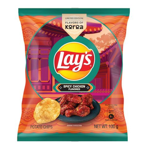 Lay’s Potato Chips Spicy Chicken Flavored 100g