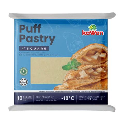 Kawan Puff Pastry Square 4" 400g