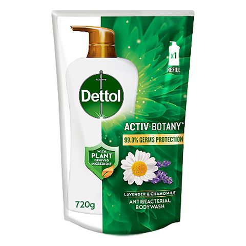 Dettol Activ-botany Lavender & Chamomile Shower Gel Body Wash Refill 720ml