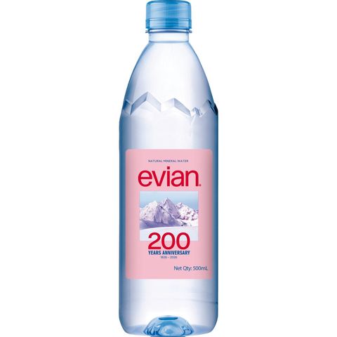 Evian Natural Mineral Water 500ml