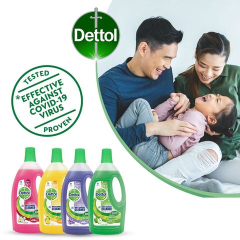Dettol Multi Action Floor Cleaner Green Apple 2L