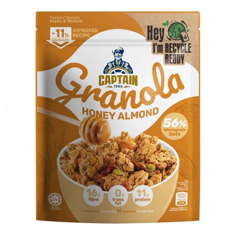 Captain Granola Honey Almond 200g