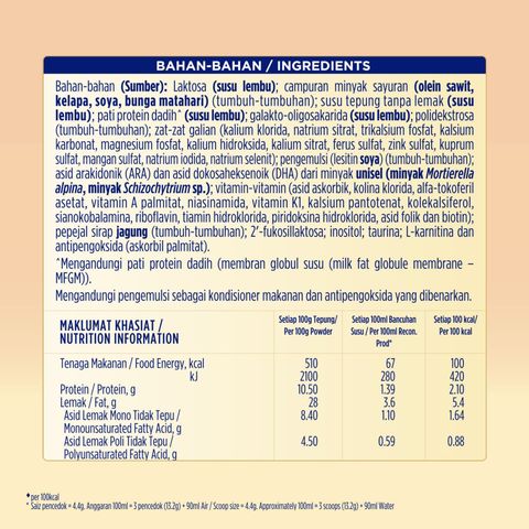 Enfalac Baby Step 1 Milk Formula (0-12 Months) 2 x 580g