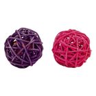 Rattan Ball with Catnip (4cm) 2 Pieces