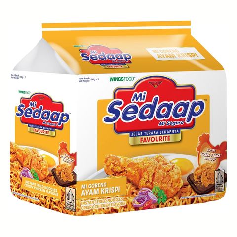 Mi Sedaap Goreng Ayam Krispi 5 x 88g
