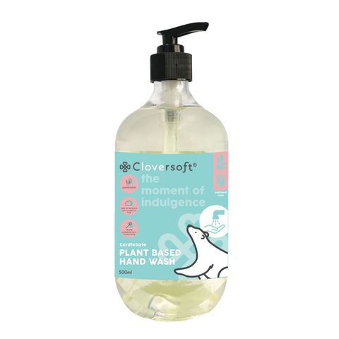 Cloversoft Plant Based Antibacterial Gel Hand Wash Patchouli & Rose 500ml