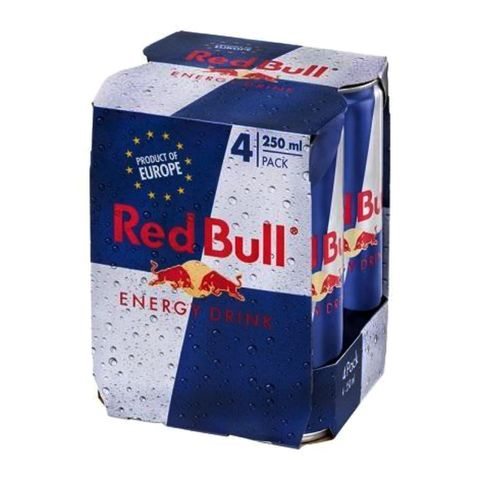 Red Bull Product of Europe 4 x 250ml