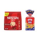 [Bundle] Nescafe 3 in 1 Original Aromatic & Balanced Coffee (Sticks) + Gardenia Original Classic White Bread 400g