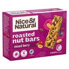 Nice & Natural Roasted Nut Bars Mixed Berry 192g