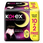 Kotex Overnight Panties (L-XL) Bulk Pack 12 Pieces