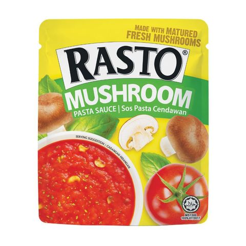 Rasto Pouch Mushroom Pasta Sauce 200g