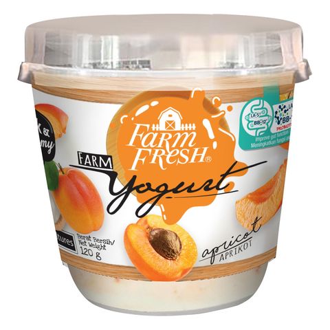 Farm Fresh Yogurt Apricot 120g