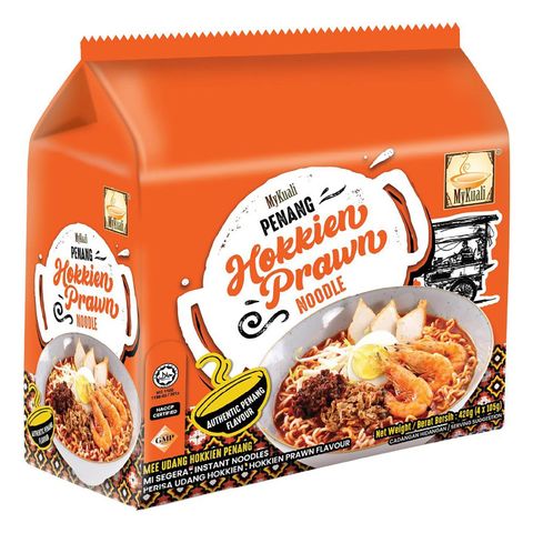 Mykuali Penang Hokkien Prawn 4 x 105g