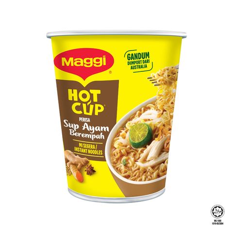 MAGGI HOT CUP Sup Ayam Berempah Noodles 59g