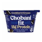 Chobani Fit Greek Yogurt Cookies 'N' Cream 160g (with 15g Protein)