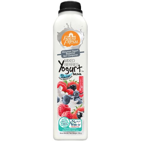 Farm Fresh Original Mixed Berries Yogurt Drink 700ml