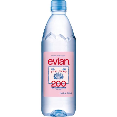 Evian Natural Mineral Water 500ml
