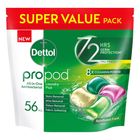 Dettol All-in-one Laundry Detergent Capsule Refill Pack Pods Rainforest Fresh 56 Pieces
