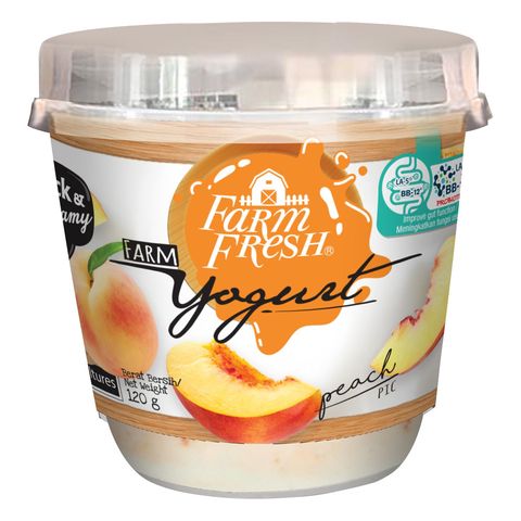 Farm Fresh Yogurt Peach 120g