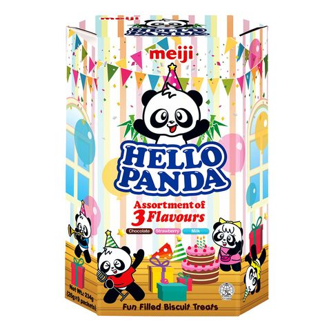 Meiji Hello Panda Family Pack Assorted 234g