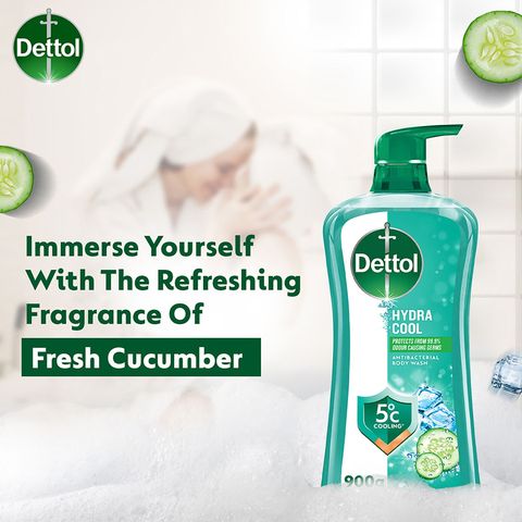 Dettol Hydra Cool Shower Gel Body Wash 950ml