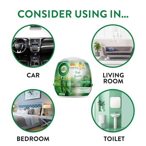 Air Wick Fresh Bamboo Scented Gel Cone 180g