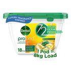Dettol All-in-one Laundry Detergent Capsule Pods Citrus Rose 18 Pieces