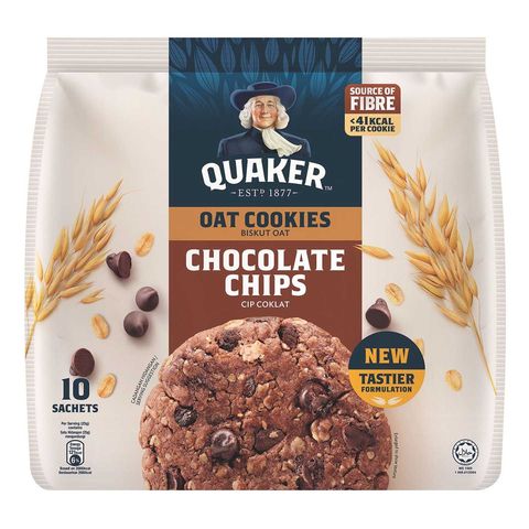 Quaker Oatmeal Cookies Chocolate Chips 250g