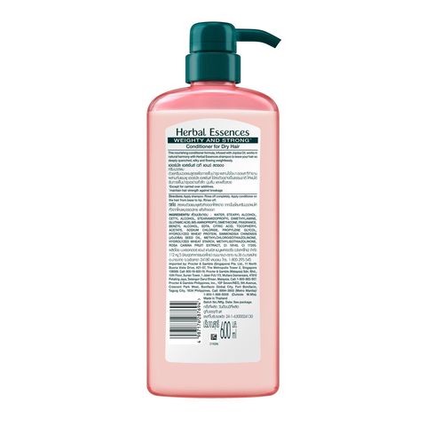 Herbal Essences Conditioner Weighty & Strong Rose Hips Jojoba Hair Care 600ml