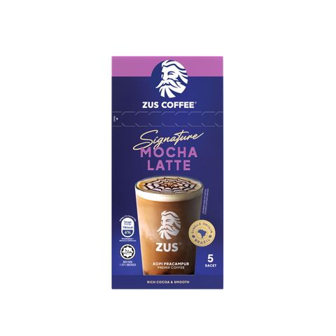 ZUS Coffee Signature Mixes Coffee Mocha Latte 5 Pieces