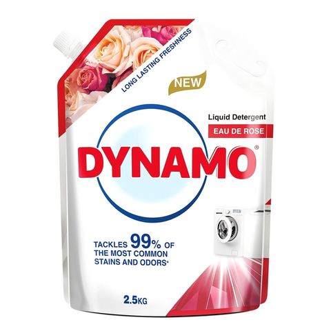 Dynamo Laundry Detergent Eau De Rose Refill Pack 2.5kg