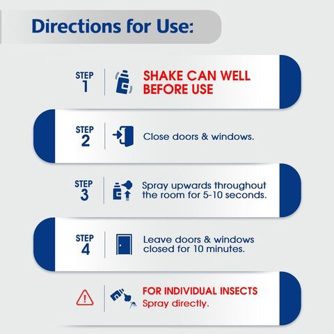 Shieldtox Mosquito Spray Aerosol Value Pack 2 x 800ml