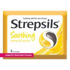 Strepsils Pouch Pack Honey & Lemon 6 Pieces