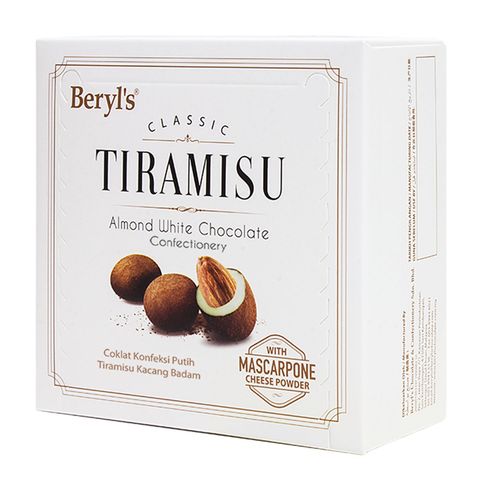 Beryl's Classic Tiramisu Almond White Chocolate 65g