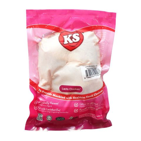 KS Lacto Organic Frozen Chicken Whole Leg 500g