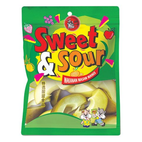 Sweet & Sour Preserved Mango with Skin 75g