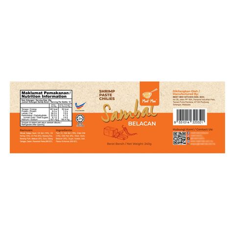 Meet Mee Sambal Belacan 240g