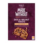 M&S Food Made without Wheat and Gluten Free Date & Walnut Toasts 125g