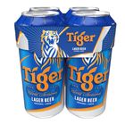 Tiger Beer Can 4 x 500ml